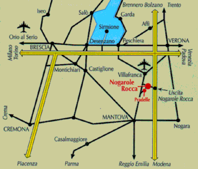 Map to Hotel Da Franco