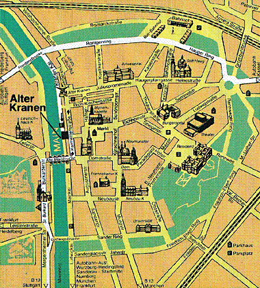 Map to Hotel Alter Kranen