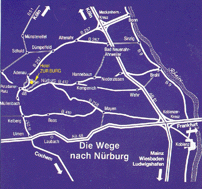 Map to Hotel zur Burg