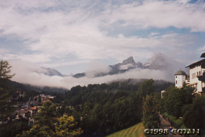 The Watzmann from Berchtesgaden